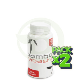 Pack 2x Bambú Tabashir 400Mg. 90 Cápsulas Plantis