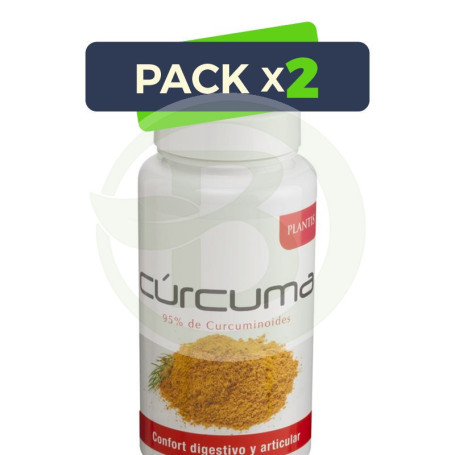 Pack 2x Cúrcuma 60 Cápsulas Plantis
