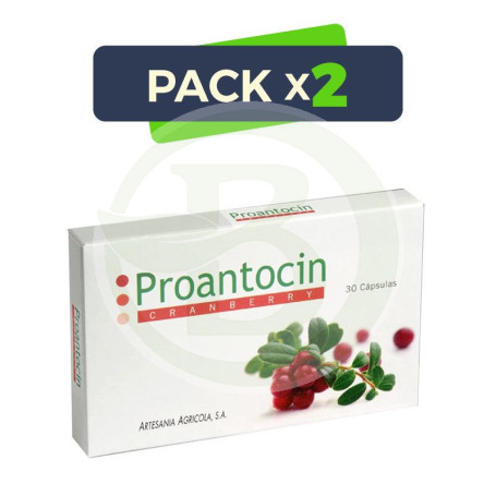 Pack 2x Proantocín 30 Cápsulas Artesanía Agrícola