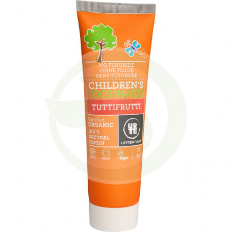 Dentífrico Infantil Tuttifruti 75Ml. Urtekram