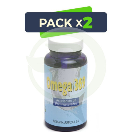 Pack 2x Omega 3-6-9 100 Cápsulas Artesanía Agrícola