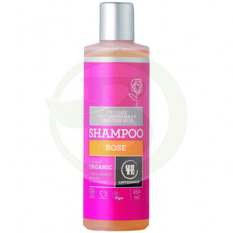 Champú Rosas Cabello Seco 500Ml. Urtekram