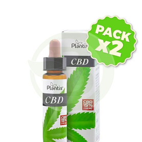 Pack 2x Cbd 15% Gotas 1500Mg 10 Ml Plantis