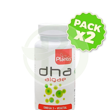 Pack 2x Dha Vegetal Algae 30 Cápsulas Plantis