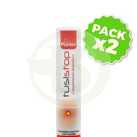 Pack 2x Tusistop 20 Comprimidos Masticables Plantis