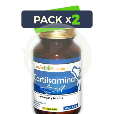 Pack 2x Cartílsamina 40 Cápsulas Pinisan