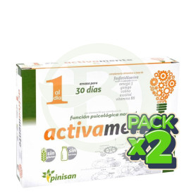 Pack 2x Activamente 30 Cápsulas Pinisan