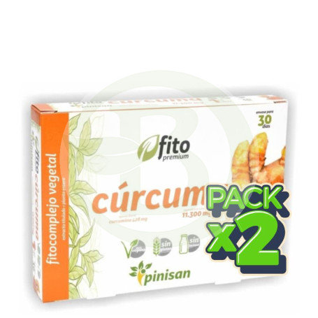 Pack 2x Fito Premium Cúrcuma 30 Cápsulas Pinisan