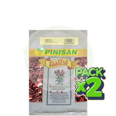 Pack 2x Bolsa Hibisco Flor 30Gr. Pinisan