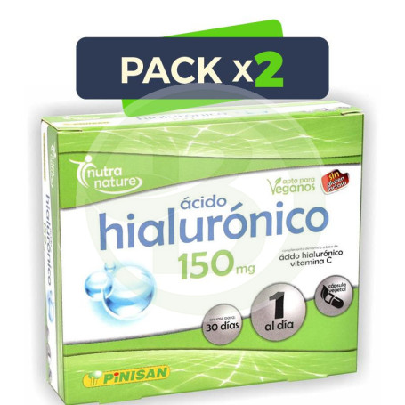 Pack 2x Ácido Hialurónico 150Mg. Premium Pinisan
