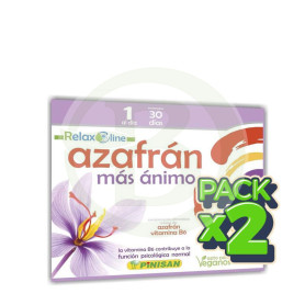 Pack 2x Azafrán Más Ánimo 30 Cápsulas Pinisan