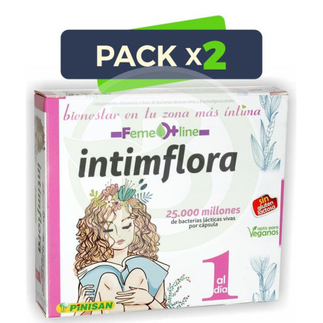Pack 2x Intimflora 20 Cápsulas Pinisan