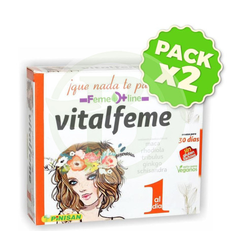 Pack 2x Vitalfeme 30 Cápsulas Pinisan