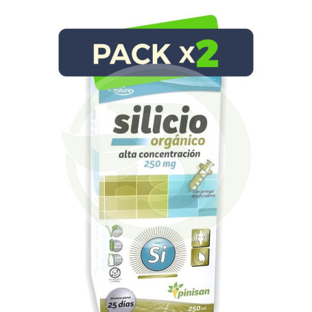 Pack 2x Silicio Organico Concentrado 250Ml Pinisan