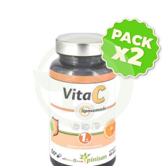 Pack 2x Vita C Liposomada 60 Capsulas Pinisan