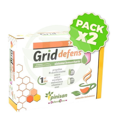Pack 2x Grid Defens 12 Sobres Pinisan