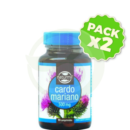 Pack 2x Cardo Mariano 500Mg. 90 Comprimidos Naturmil
