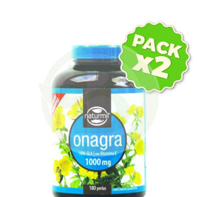 Pack 2x Onagra 1000Mg. 180 Perlas Naturmil