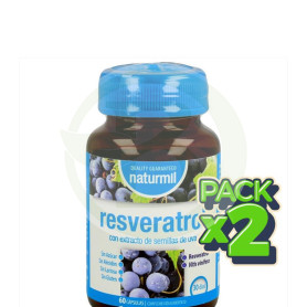 Pack 2x Resveratrol 60 Cápsulas Naturmil