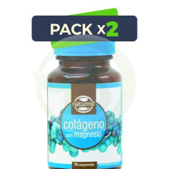 Pack 2x Colágeno Con Magnesio 600Mg. 90 Comprimidos Naturmil