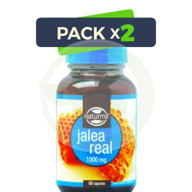Pack 2x Jalea Real 1000Mg. 60 Cápsulas Naturmil