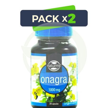 Pack 2x Onagra 1000Mg. 30 Cápsulas Naturmil