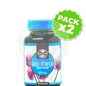 Pack 2x Pau D´arco 500Mg. 90 Comprimidos Naturmil