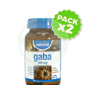 Pack 2x Gaba 500Mg. Con Biotina Naturmil