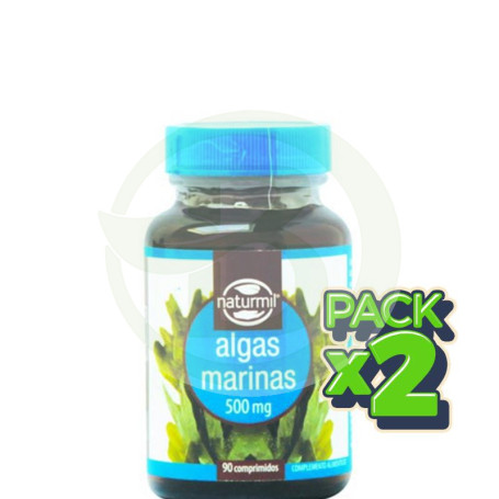 Pack 2x Algas Marinas 500Mg. 90 Comprimidos Naturmil