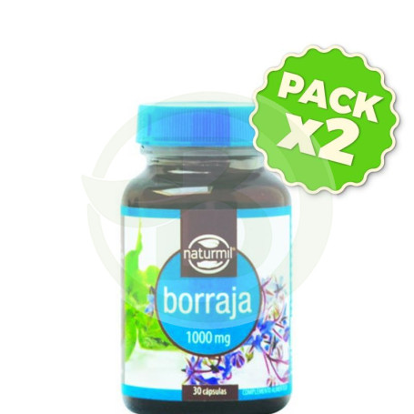 Pack 2x Borraja 1000Mg. 30 Perlas Naturmil