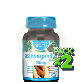 Pack 2x Ashwagandha 600Mg 30 Comprimidos Naturmil