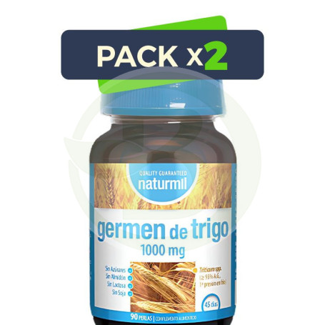 Pack 2x Gérmen De Trigo 1000Mg 90 Perlas Naturmil