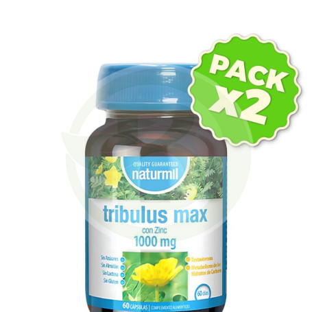 Pack 2x Tribulus Max 60 Cápsulas Naturmil