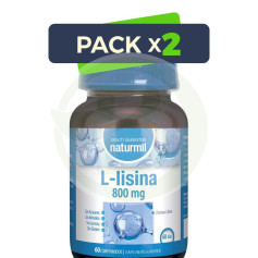 Pack 2x L-Lisina 800Mg 60 Comprimidos Naturmil