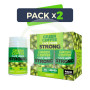 Pack 2x Café Verde Strong Pack Económico 60 + 60 Cápsulas Novity
