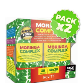 Pack 2x Moringa Complex 30 + 30 Cápsulas Novity