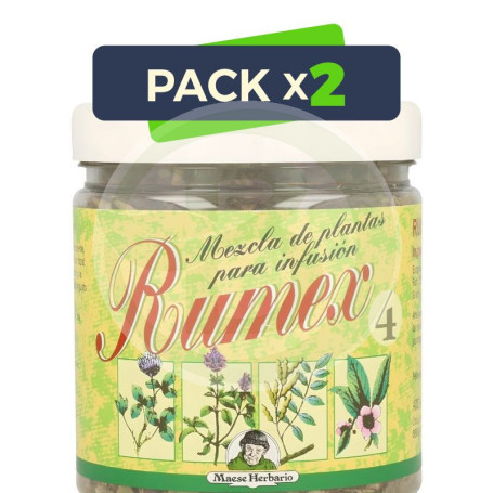 Pack 2x Rumex 4 Diurético 70G Maese Herbario