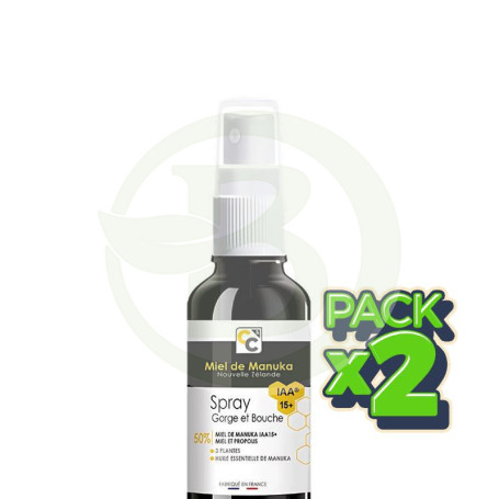 Pack 2x Spray para la Garganta con Miel De Manuka Comptoirs & Compagnies