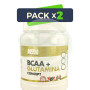Pack 2x Bcaa + Glutamina Mandarina Extreme Purity 600Gr. Megaplus