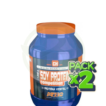 Pack 2x Soy Protein Chocolate 1Kg. Megaplus