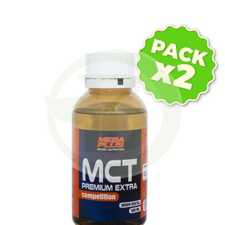 Pack 2x Mct Liquid Mega Plus 500Ml. Megaplus