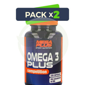Pack 2x Omega-3 Competition 220 Cápsulas Megaplus
