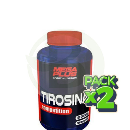 Pack 2x Tirosina Competition 120 Cápsulas Megaplus