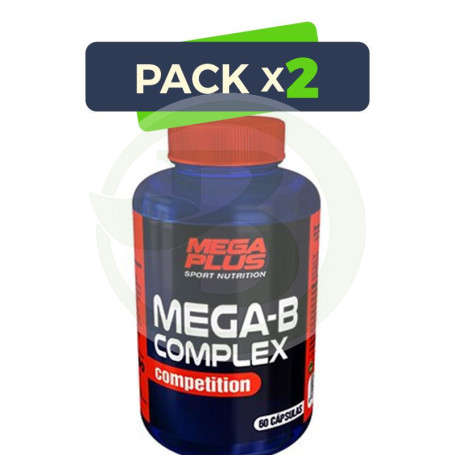 Pack 2x Mega-B Complex 60 Cápsulas Megaplus