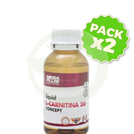 Pack 2x Carnitine Competition sin Cafeína 500Ml. Megaplus
