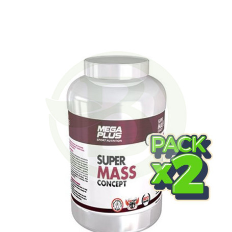Pack 2x Super Mass Concept Choco 3Kg. Megaplus
