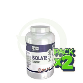 Pack 2x Isolate Concept Vainilla 2Kg. Megaplus