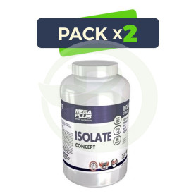 Pack 2x Isolate Concept Choco-Blanco 2Kg. Megaplus