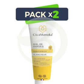 Pack 2x Pasta Dental Blanqueadora 75Ml Cicamanuka
