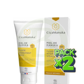 Pack 2x Fluido Facial Hidratante 50Ml Cicamanuka